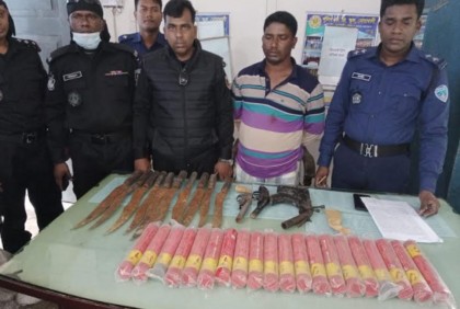 হাতিয়ায় র‍্যাবের অভিযানে অস্ত্রসহ সন্ত্রাসী গ্রেফতার