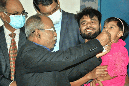 রংপুরে ভিটামিন এ প্লাস ক্যাম্পেইন