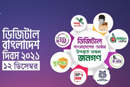 
পুষ্পস্তবক অর্পণ ও শোভাযাত্রার মাধ্যমে ডিজিটাল বাংলাদেশ দিবসের উদযাপন শুরু 