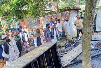 অগ্নিদগ্ধ হয়ে ঘুমন্ত কিশোরের মৃত্যু