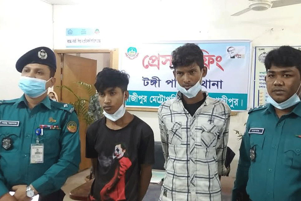 টঙ্গীতে অপহৃত শিশু উদ্ধার, দুইজন গ্রেফতার