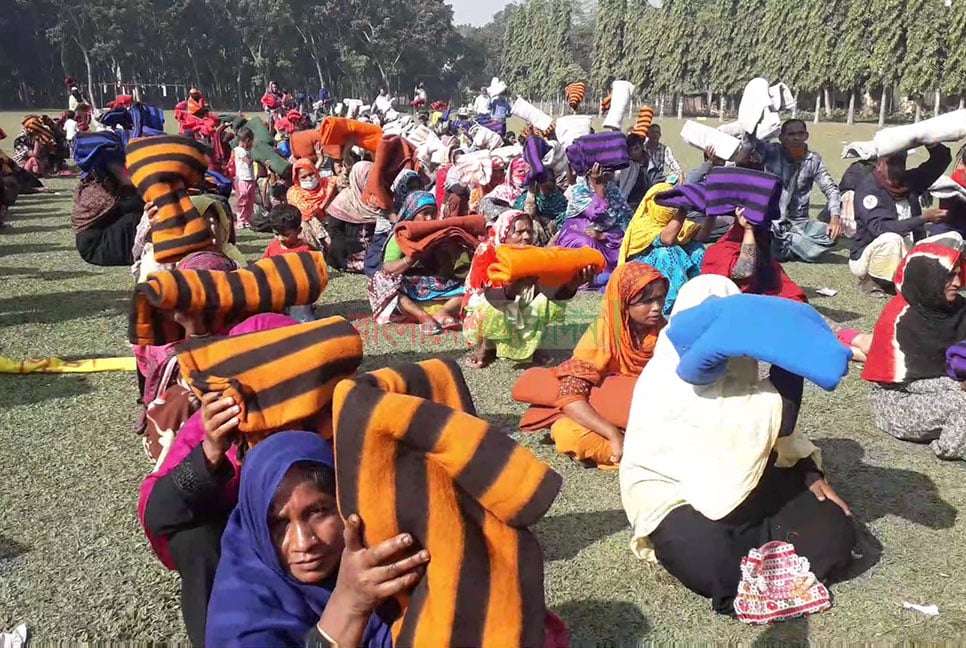 দুই হাজার শীতার্ত মানুষের মাঝে বসুন্ধরা গ্রুপের কম্বল বিতরণ