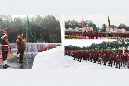 মহান বিজয় দিবস উদযাপন করেছে বর্ডার গার্ড বাংলাদেশ

