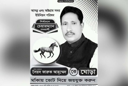 প্রতীক বরাদ্দের আগেই পোস্টার ছেপে প্রচারণা