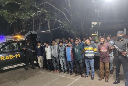 কুমিল্লায় সড়কে চাঁদাবাজির অভিযোগে গ্রেফতার ২৭ 