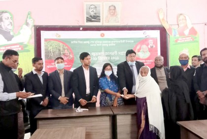 বিশ্বনাথে সুদমুক্ত ক্ষুদ্রঋণ বিতরণ