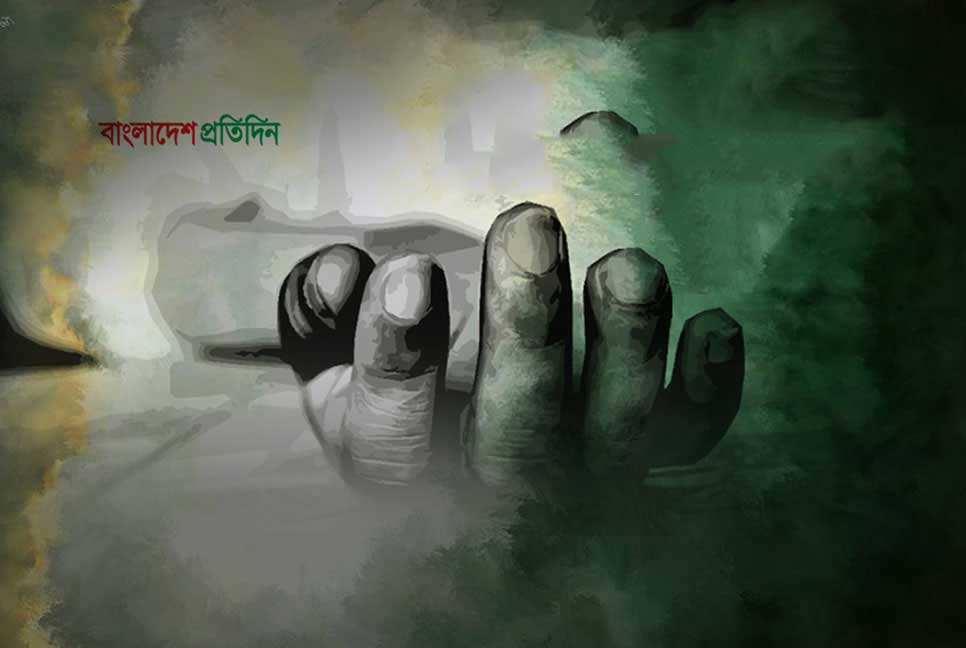 বিছানায় দুই মেয়ে, ফ্যানে ঝুলছিল মায়ের লাশ

