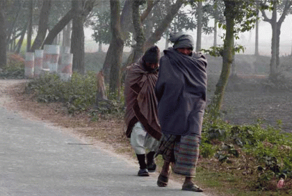 কুড়িগ্রামে শীতে জনজীবন বিপর্যস্ত

