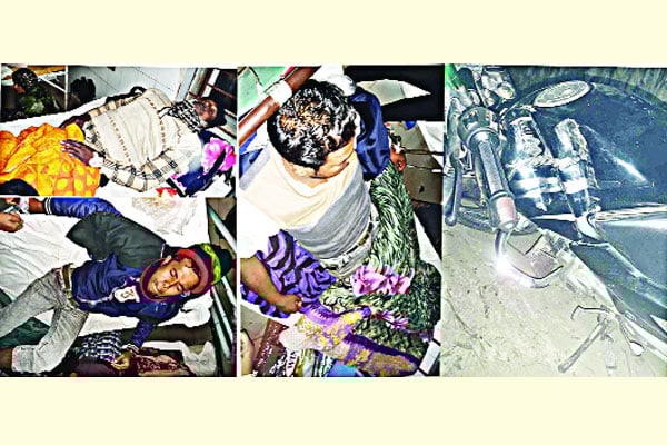কবজি বিচ্ছিন্ন, ছয়জন গুলিবিদ্ধ