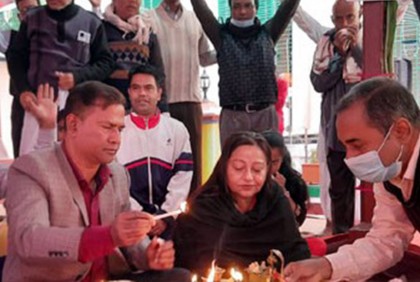 নাটোরে কীর্তন কথামৃত পাঠ’র উদ্বোধন
