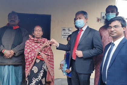 চেয়েছেন কম্বল, পেলেন সরকারি আশ্রায়ন প্রকল্পের ঘর
