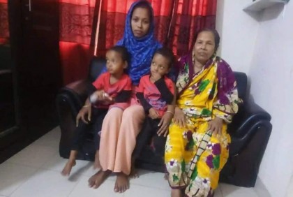 যমজ দুই শিশুর মরদেহ শনাক্ত, মামার ‌‘কাঁধে’ যাচ্ছে বাড়ি

