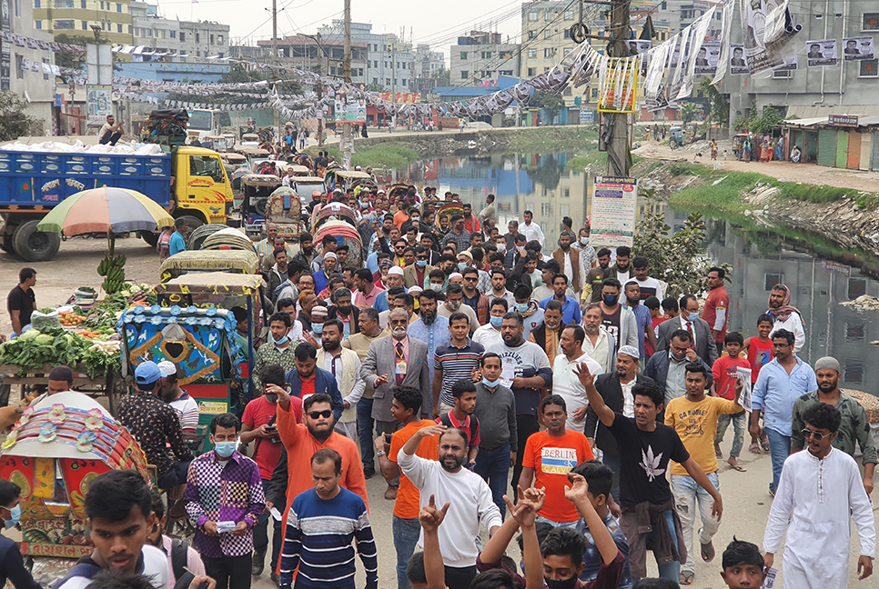 তৈমুরের হাতি প্রতীকে ভোট চাইলেন বিএনপি নেতাকর্মীরা