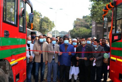 হাবিপ্রবির শিক্ষার্থীদের পরিবহনে 
যুক্ত হলো বিআরটিসি বাস