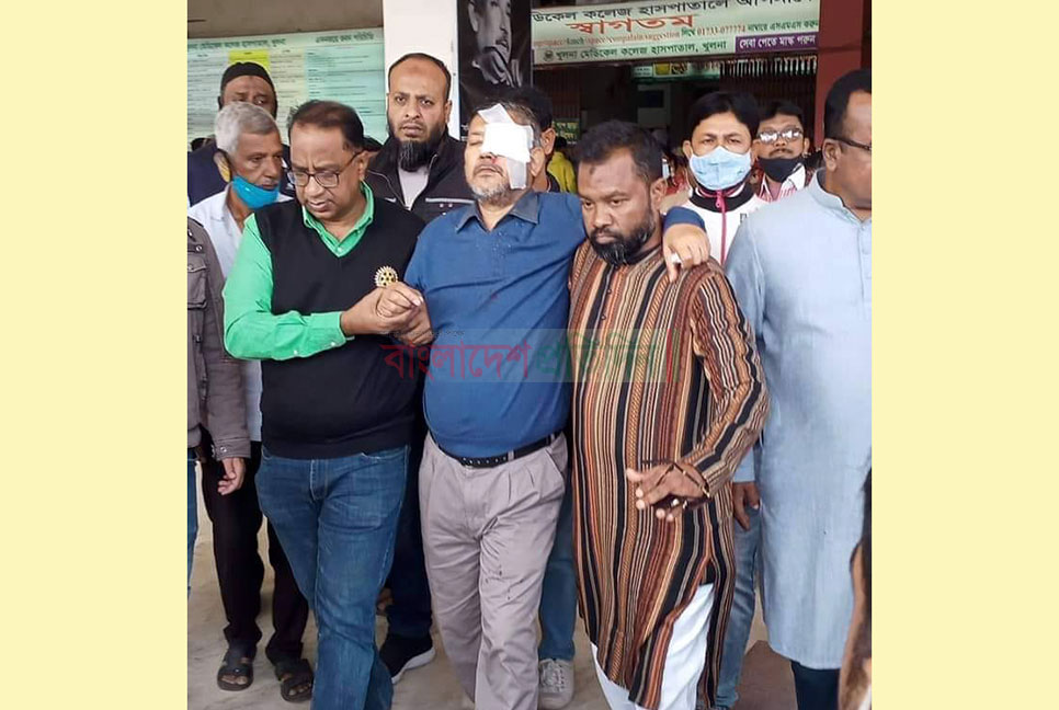 খুলনায় বিএনপির মানববন্ধনে পুলিশের লাঠিচার্জ