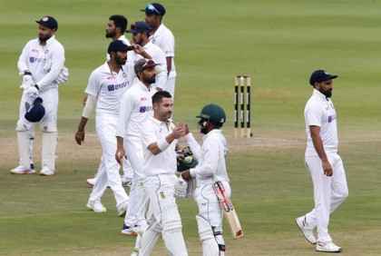 দুর্দান্ত এলগারে ভারতকে হারিয়ে সমতায় দক্ষিণ আফ্রিকা
