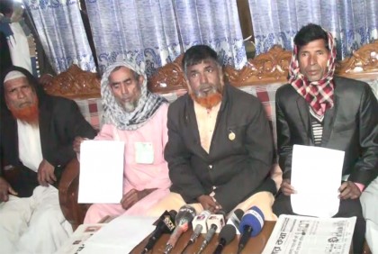 সিরাজগঞ্জের মেছড়া ইউনিয়নের প্রকৃত ফলাফল ঘোষণার দাবিতে স্বতন্ত্র প্রার্থীর সংবাদ সম্মেলন