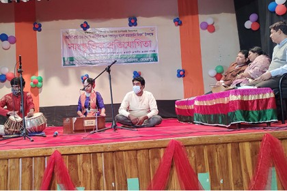 মেহেরপুরে বঙ্গবন্ধুর স্বদেশ প্রত্যাবর্তন দিবস উপলক্ষে অরণির সাংস্কৃতিক প্রতিযোগিতা 