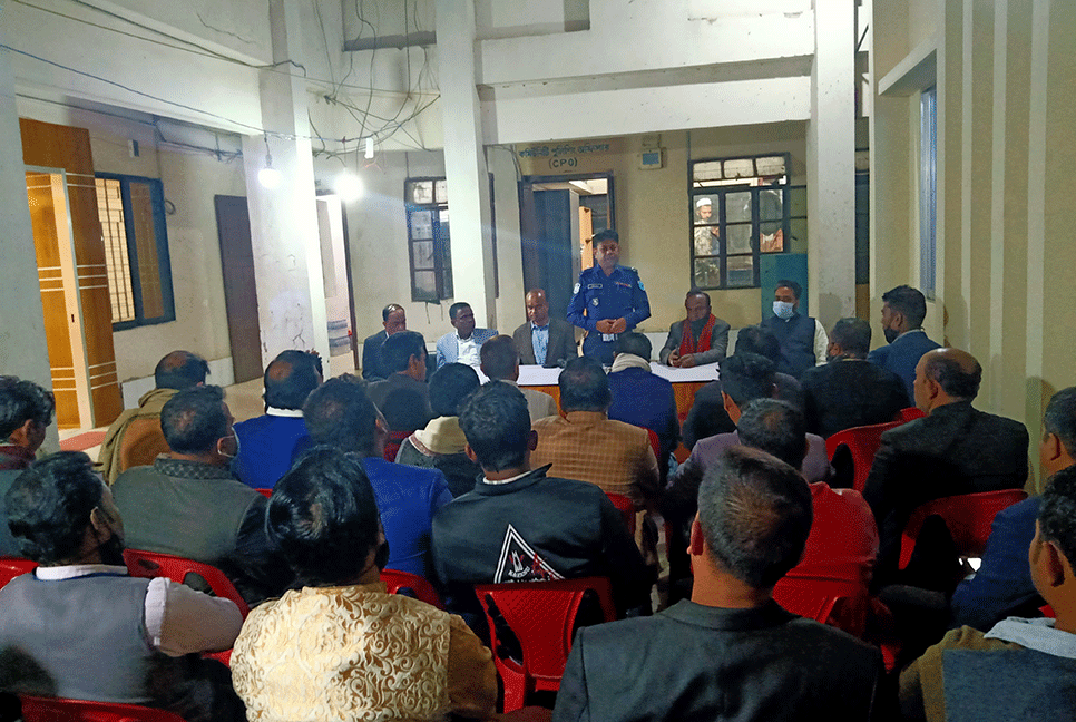 কালিয়াকৈরে নবাগত ওসির মতবিনিময় সভা
