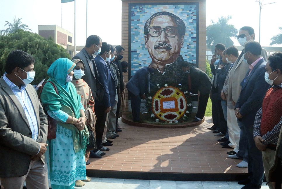 বশেমুরকৃবিতে বঙ্গবন্ধুর স্বদেশ প্রত্যাবর্তন দিবস পালিত