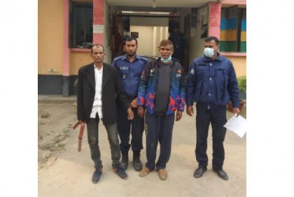সারিয়াকান্দিতে মাদকসেবী গ্রেফতার