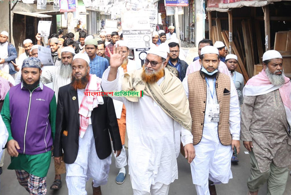 নৌকা ও হাতিতে আস্থা হারিয়েছে মানুষ : খেলাফতের মেয়র প্রার্থী 

