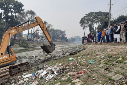 গোপালগঞ্জে মধুমতি নদী সংস্কার কাজের উদ্বোধন