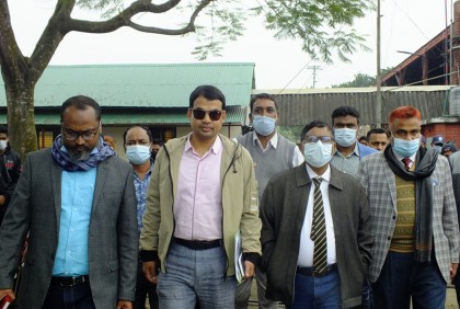 লোকোমোটিভ কারখানা পরিদর্শনে পশ্চিমাঞ্চল রেলওয়ের জিএম