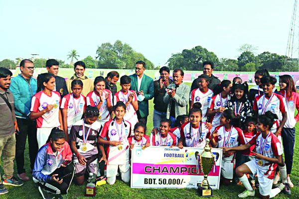 চ্যাম্পিয়ন রাজশাহীর মেয়েরা