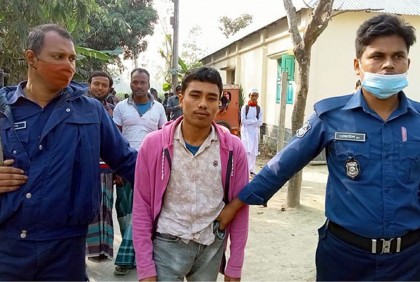 শেরপুরে গৃহবধূর ঝুলন্ত লাশ উদ্ধার, স্বামী আটক