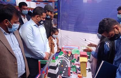 গোয়ালন্দের বিজ্ঞান মেলায় স্থান পেল দৌলতদিয়া-পাটুরিয়া নৌরুটের টানেল