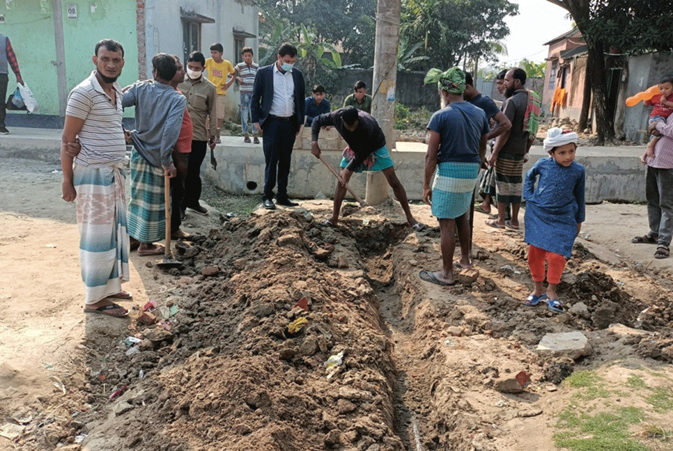 গাজীপুরে অবৈধ গ্যাস সংযোগ বিচ্ছিন্ন 