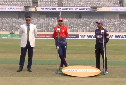 বিপিএল: টস জিতে বোলিংয়ে সাকিবের বরিশাল  