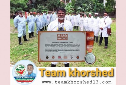 ‘এশিয়া বুক অব রেকর্ড’র স্বীকৃতি পেল টিম খোরশেদ