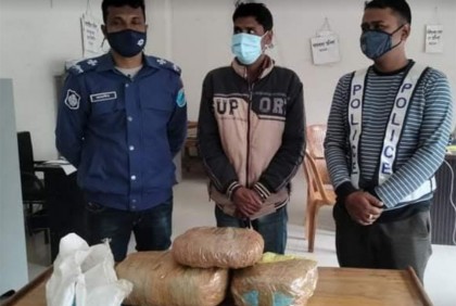 নাগরপুরে ৪ কেজি গাঁজাসহ মাদক ব্যবসায়ী গ্রেফতার