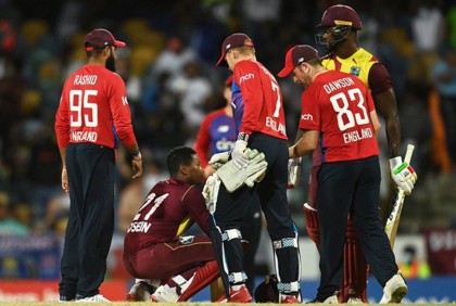 শেষ ওভারে ২৮ করেও ১ রানে হার ওয়েস্ট ইন্ডিজের
