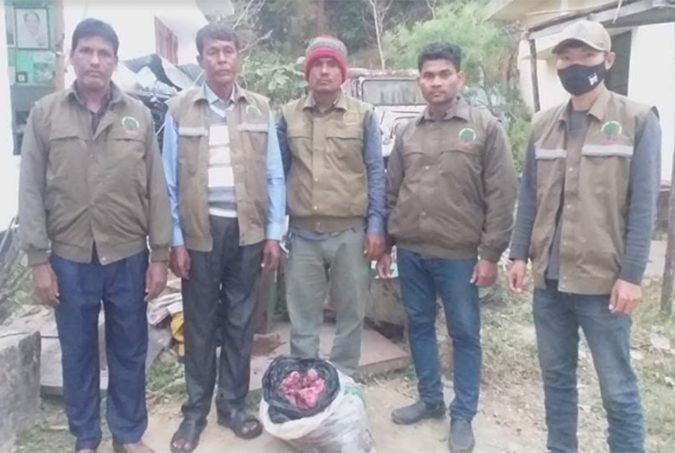 টেকনাফে সাড়ে ২৫ কেজি হরিণের মাংস উদ্ধার