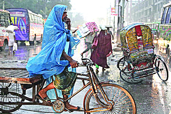 শীতের বৃষ্টিতে ভোগান্তি
