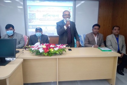 নিরাপদ ফসল উৎপাদনে আধুনিক কৃষি প্রযুক্তি ব্যবহার বিষয়ক প্রশিক্ষণের উদ্বোধন