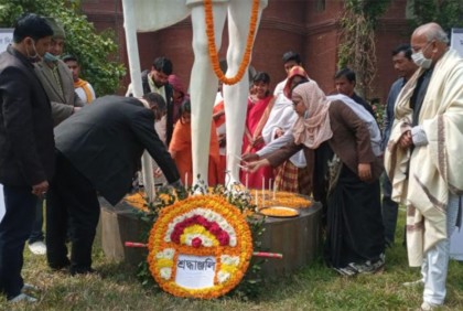 নোয়াখালীতে মহাত্মা গান্ধীর মহাপ্রয়াণ দিবস পালন