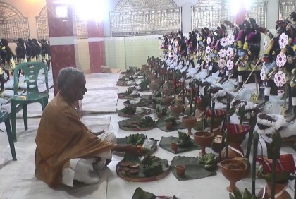 শৈলকুপায় একসাথে ১০৬টি কালীপূজা অনুষ্ঠিত