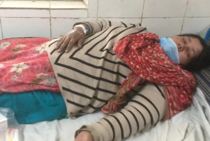 আগুনে পুড়িয়ে ভাবি ও ভাতিজাকে হত্যা চেষ্টার অভিযোগ