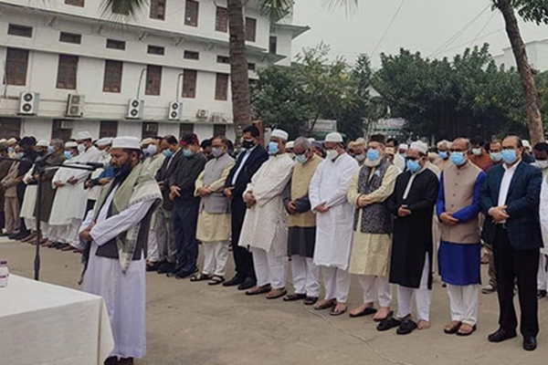 সুপ্রিম কোর্টে বিচারপতি নাজমুল আহাসানের জানাজা সম্পন্ন 