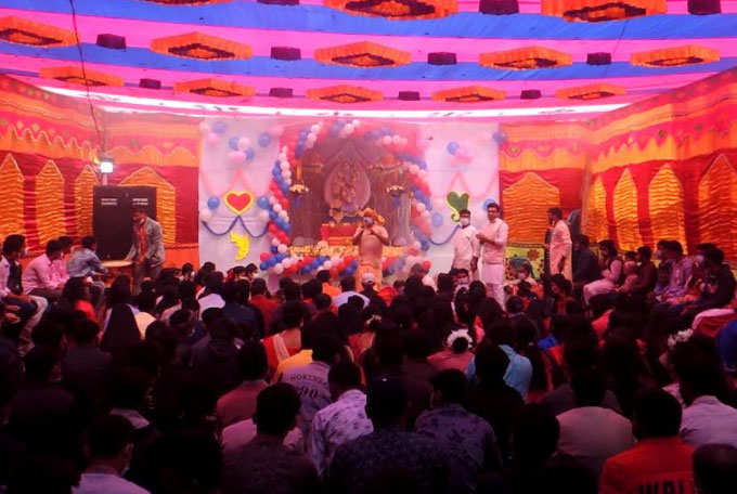 ঝিনাইদহে সরস্বতী পূজা অনুষ্ঠিত 