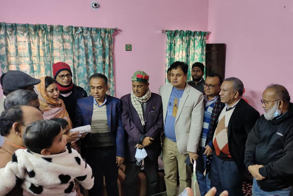 এ্যাব নেতার পরিবারকে আর্থিক অনুদান প্রদান