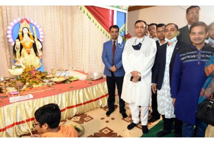 বগুড়ায় সরস্বতী পূজা অনুষ্ঠিত 