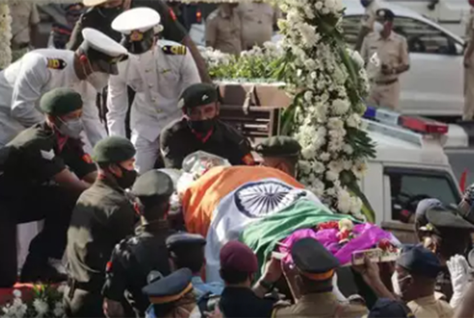 মুম্বাইয়ে শিবাজি পার্কে রাষ্ট্রীয় মর্যাদায় শেষকৃত্য হবে লতা মঙ্গেশকরের