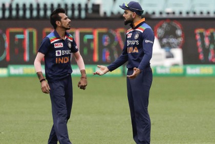ভারতের ঐতিহাসিক ম্যাচে রেকর্ড গড়লেন কোহলি-চাহাল
