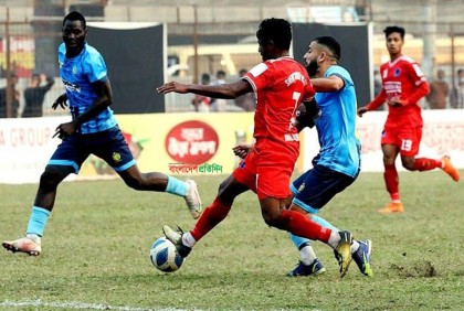 কেউ জেতেনি শেখ রাসেল-চট্টগ্রাম আবাহনী ম্যাচে
