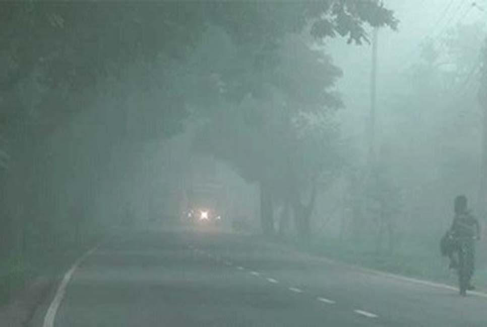 নাটোরে ঘন কুয়াশায় বিপর্যস্ত জনজীবন 